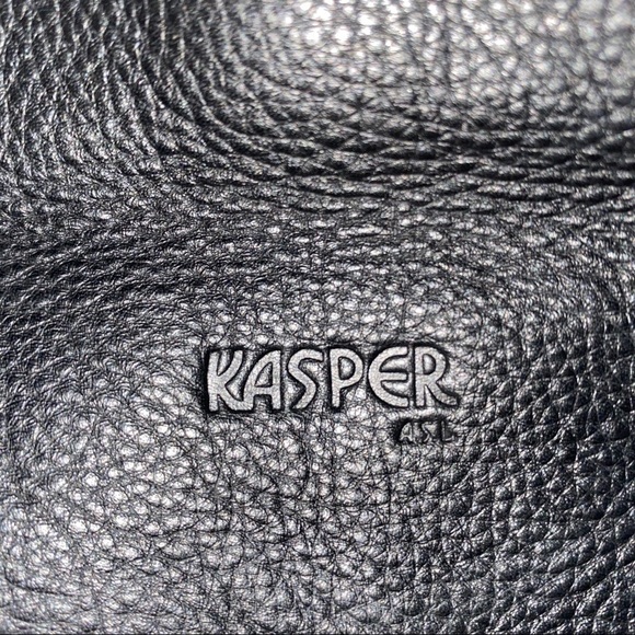NWOT Kasper Vintage Two Strap Genuine Leather Handbag - Picture 4 of 8